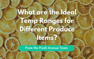 What are the Ideal Temp Ranges for Different Produce Items?