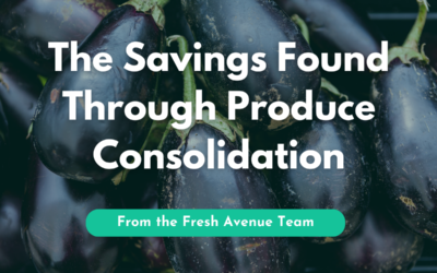 The Savings Found through Produce Consolidation