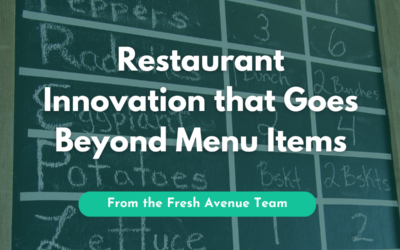 Restaurant Innovation that Goes Beyond Menu Items